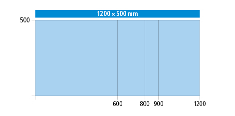 1200 x 500